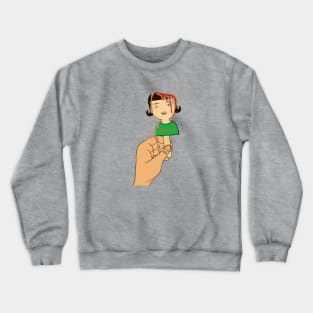 Ice cream woman Crewneck Sweatshirt